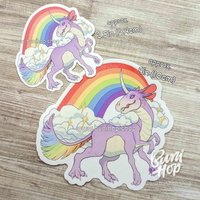 Rainbow Unisaur (IWATEX) Vinyl Sticker