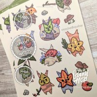 Korok Sticker Sheet - Waterproof Vinyl Video Game Stickers