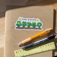 Keep Growing Farm Sticker - Waterproof Vinyl Sticker