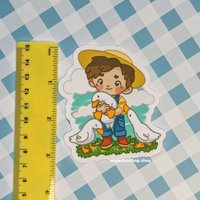 Cute Farmer Stickers - Waterproof Vinyl Stickers