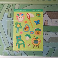 Villager Accessories Sticker Sheet - Waterproof Vinyl Stickers