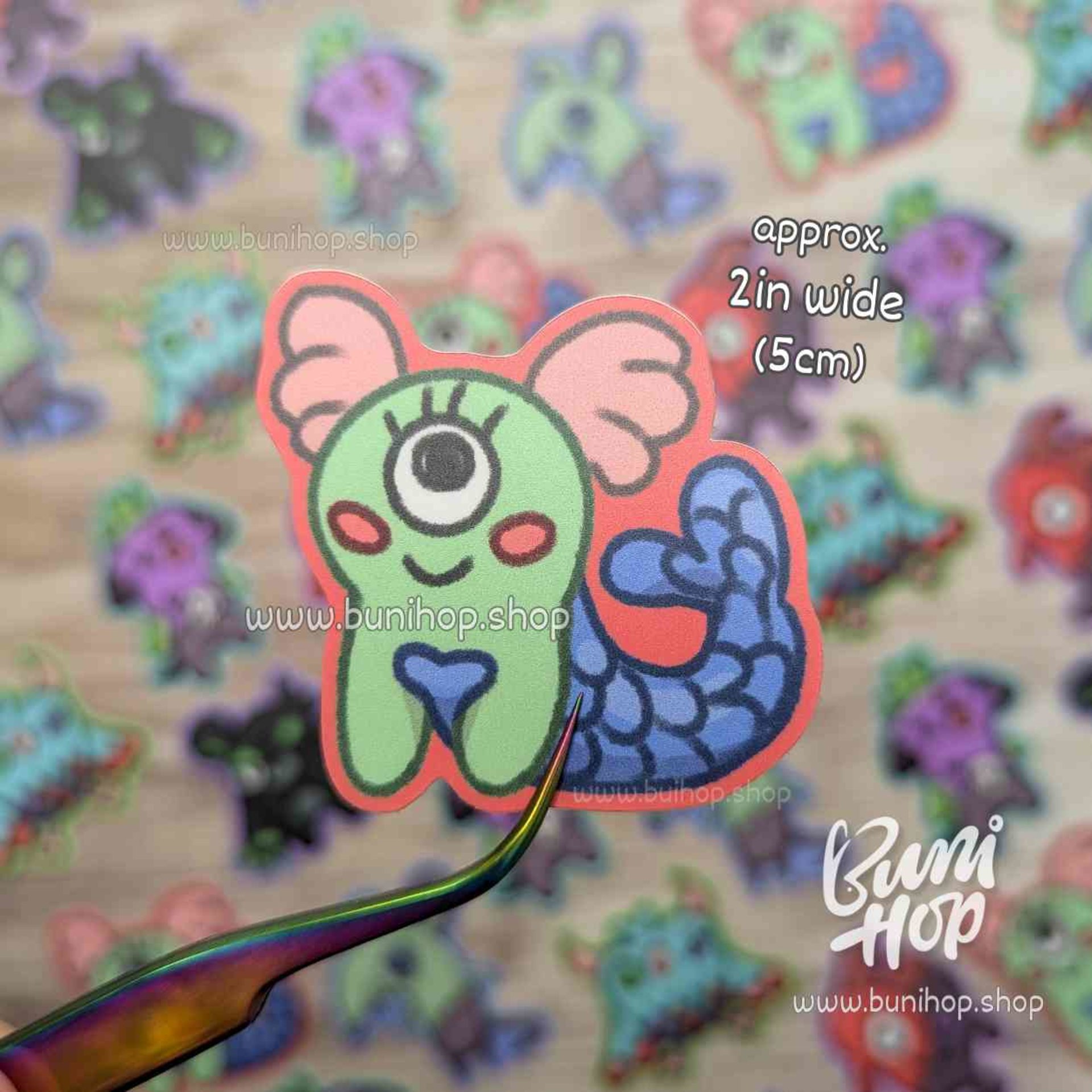 Monster Doll Vinyl Stickers