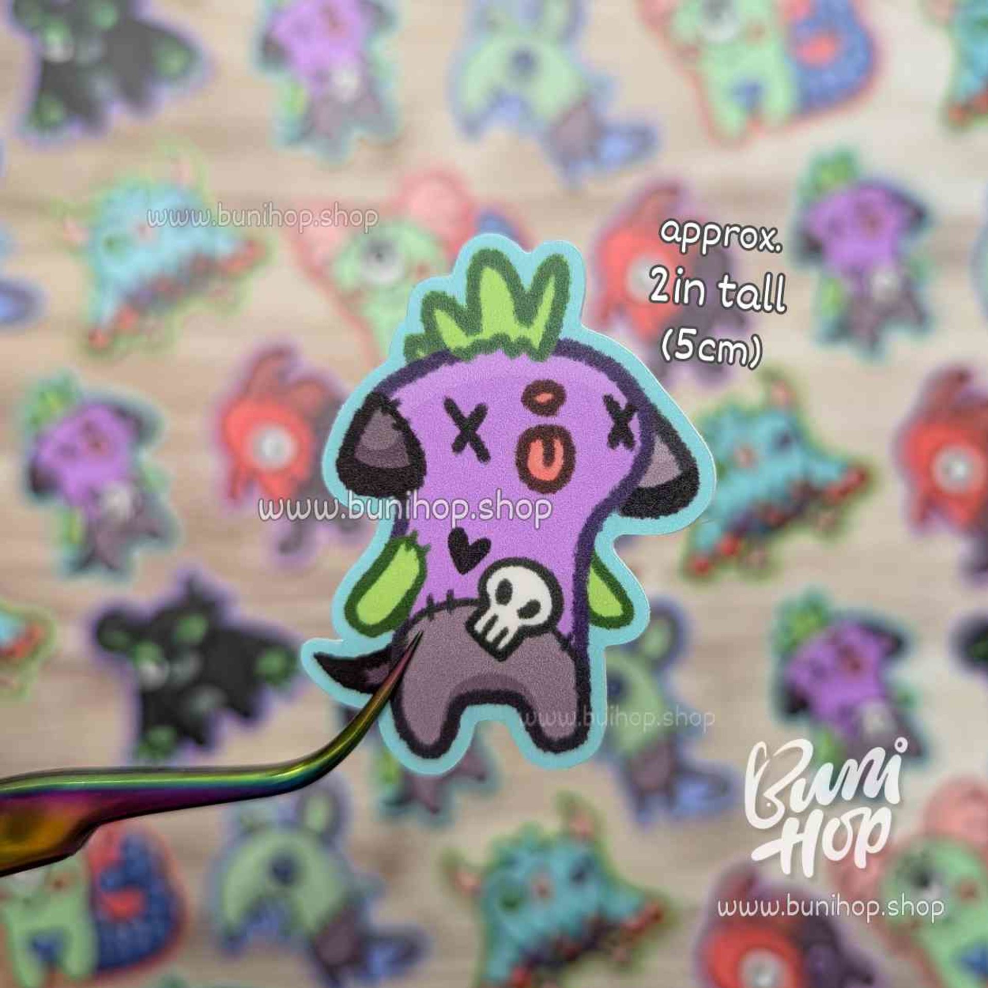 Monster Doll Vinyl Stickers