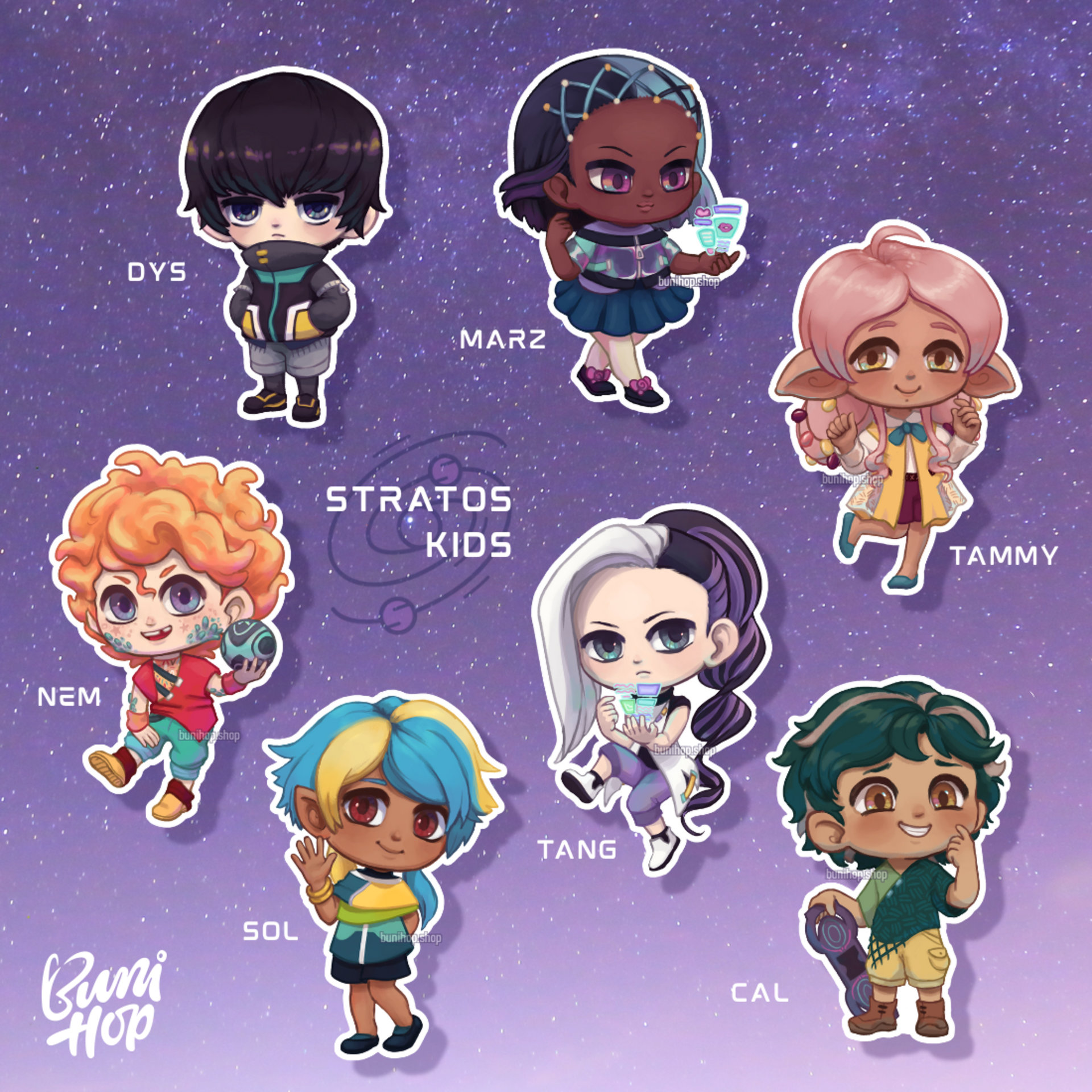 Stratos Kids - IWATEX - Waterproof Vinyl Stickers